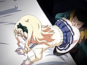 Studenci anime oddają się pożądliwym spotkaniom, prowadząc do namiętnego seksu w ciasnych, satysfakcjonujących pozycjach.